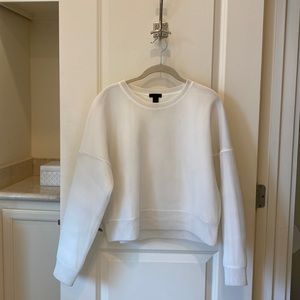 JCrew techno fabric sweatshirt Size L